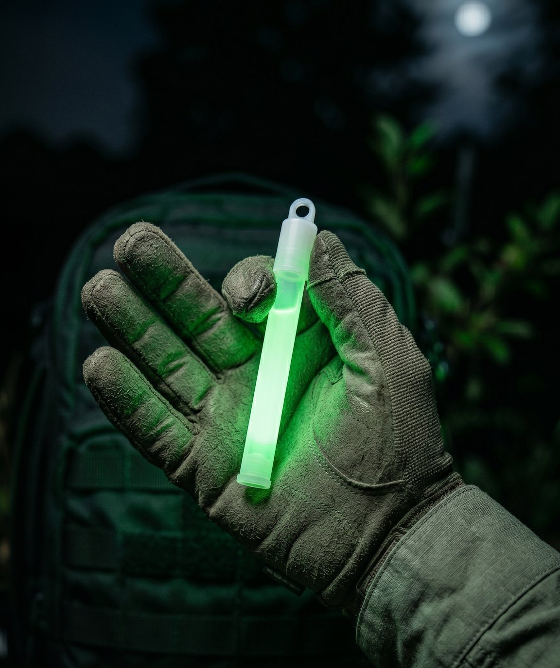 Tactical Chemical Light — activated in the field at night